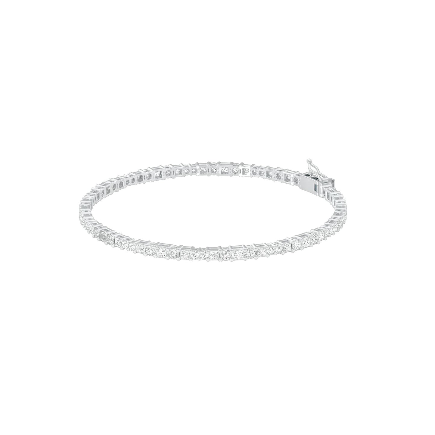Orb Trace Diamond Tennis Bracelet 18 KT / White Gold