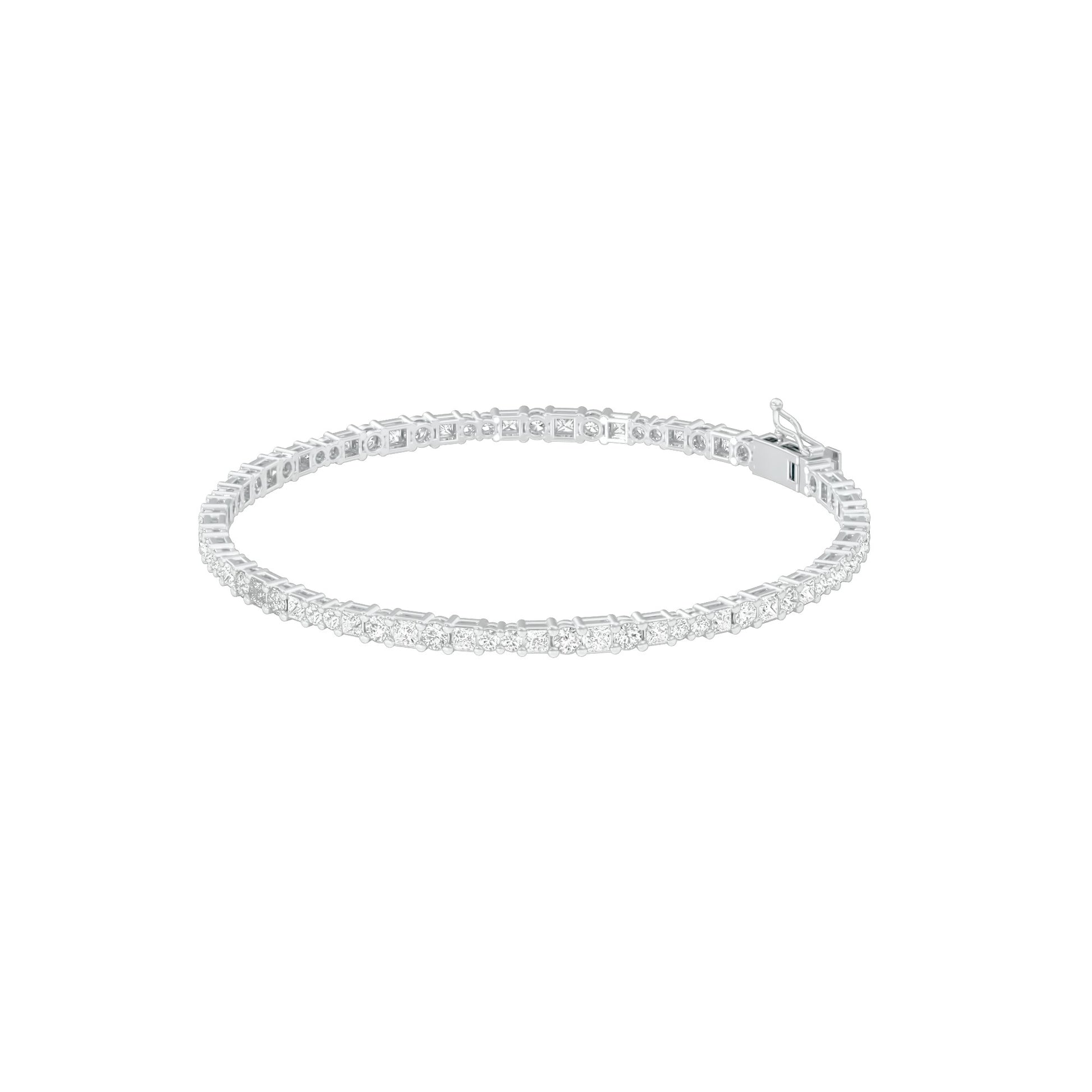 Orb Trace Diamond Tennis Bracelet 18 KT / White Gold