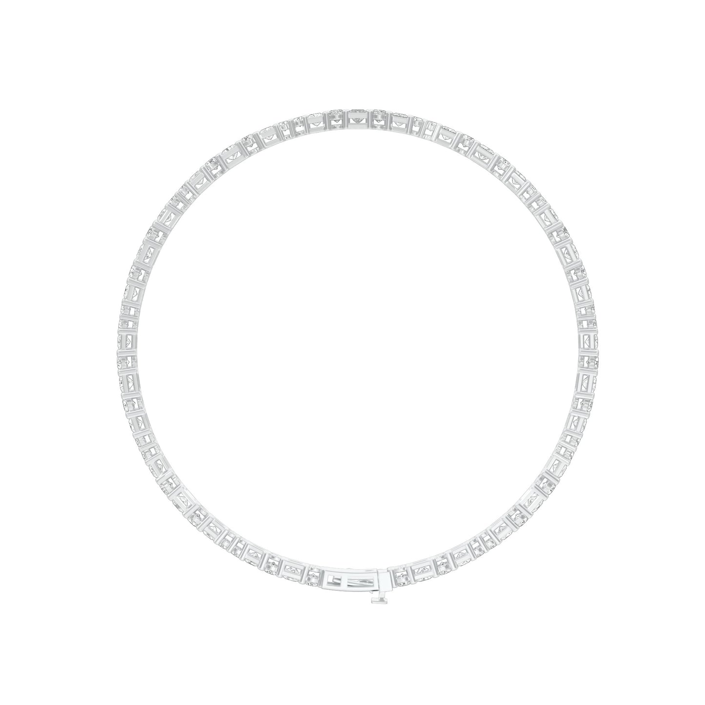 Orb Trace Diamond Tennis Bracelet 18 KT / White Gold