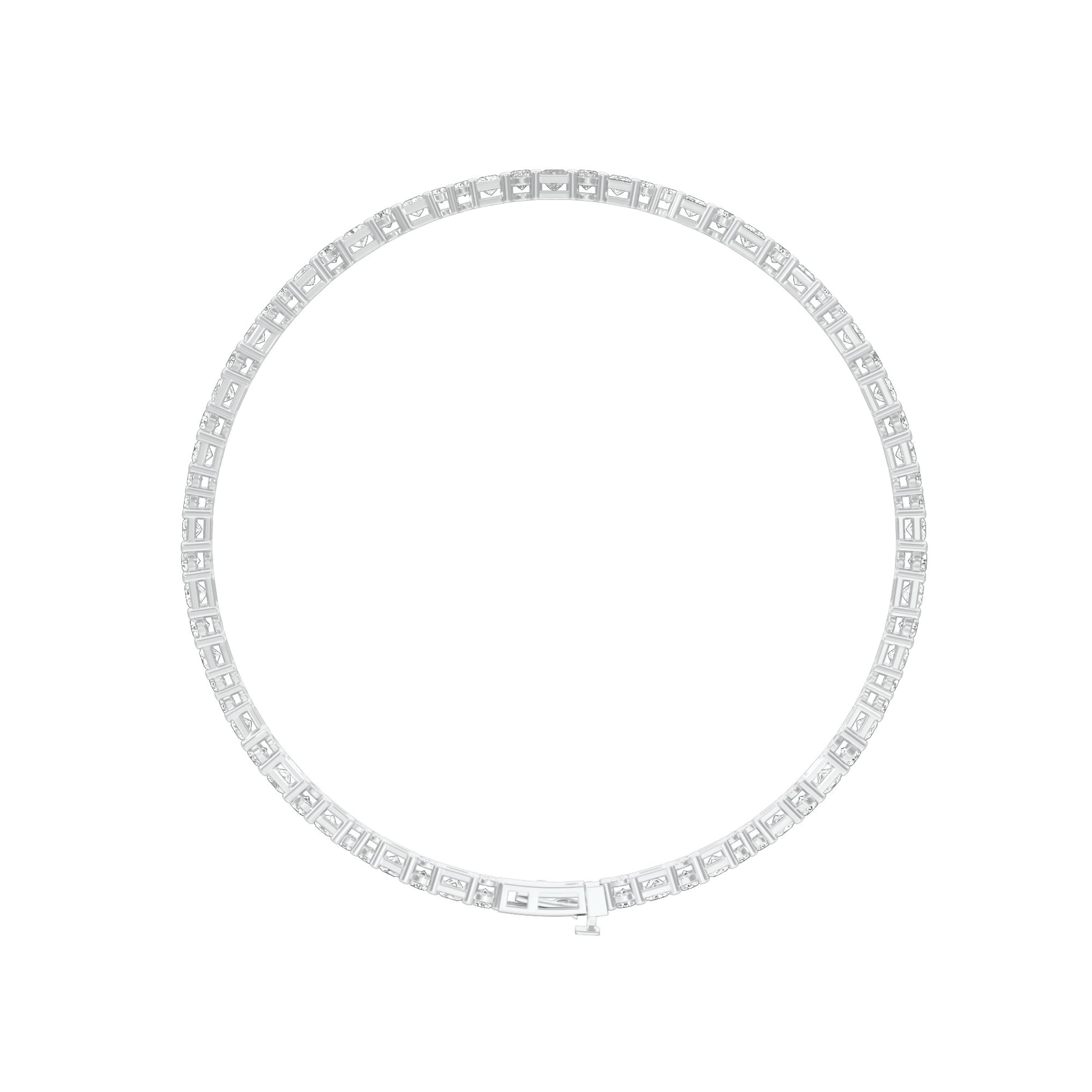 Orb Trace Diamond Tennis Bracelet 18 KT / White Gold