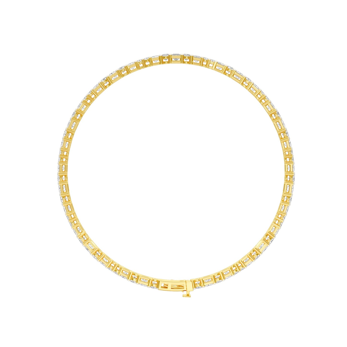 Orb Trace Diamond Tennis Bracelet 18 KT / Yellow Gold