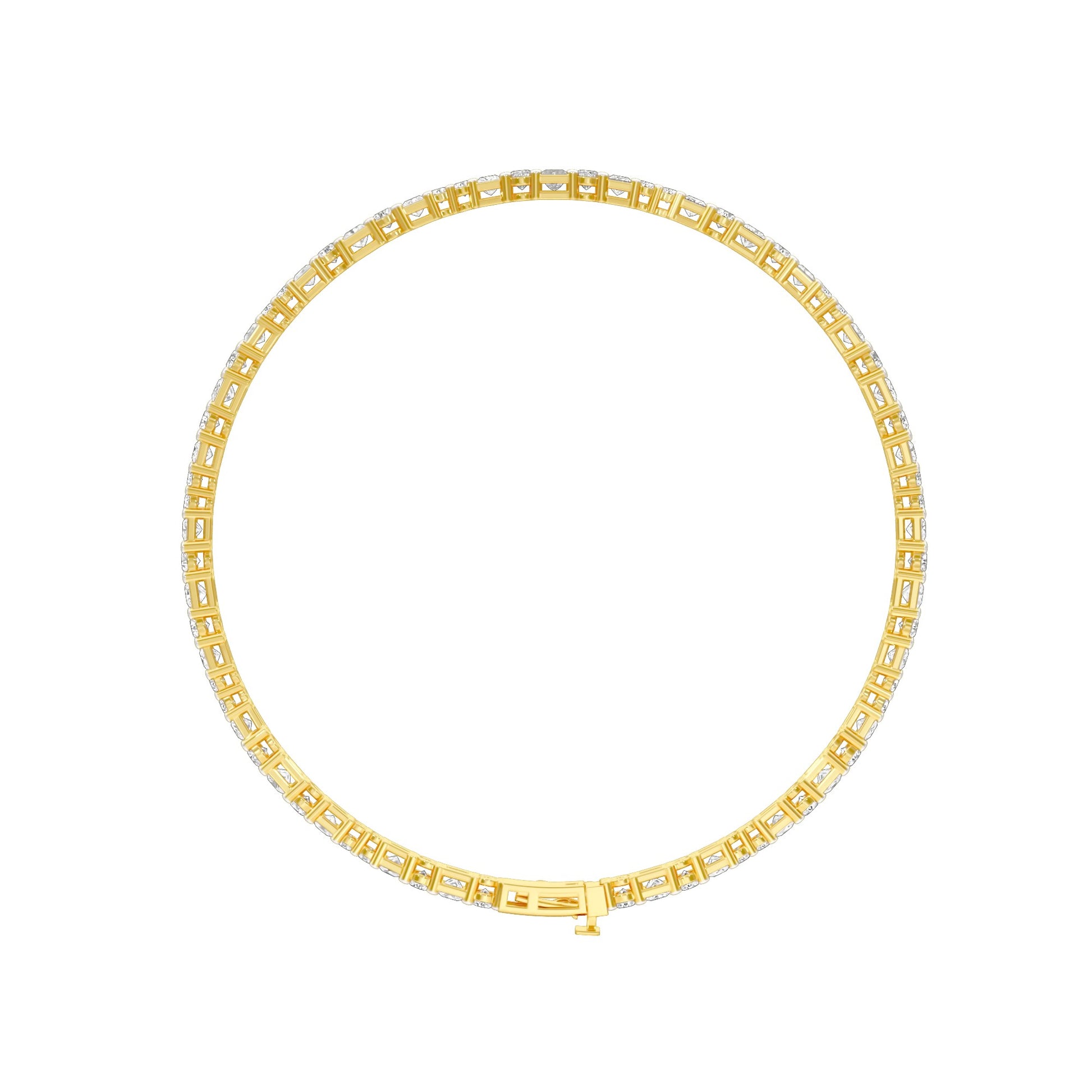 Orb Trace Diamond Tennis Bracelet 18 KT / Yellow Gold