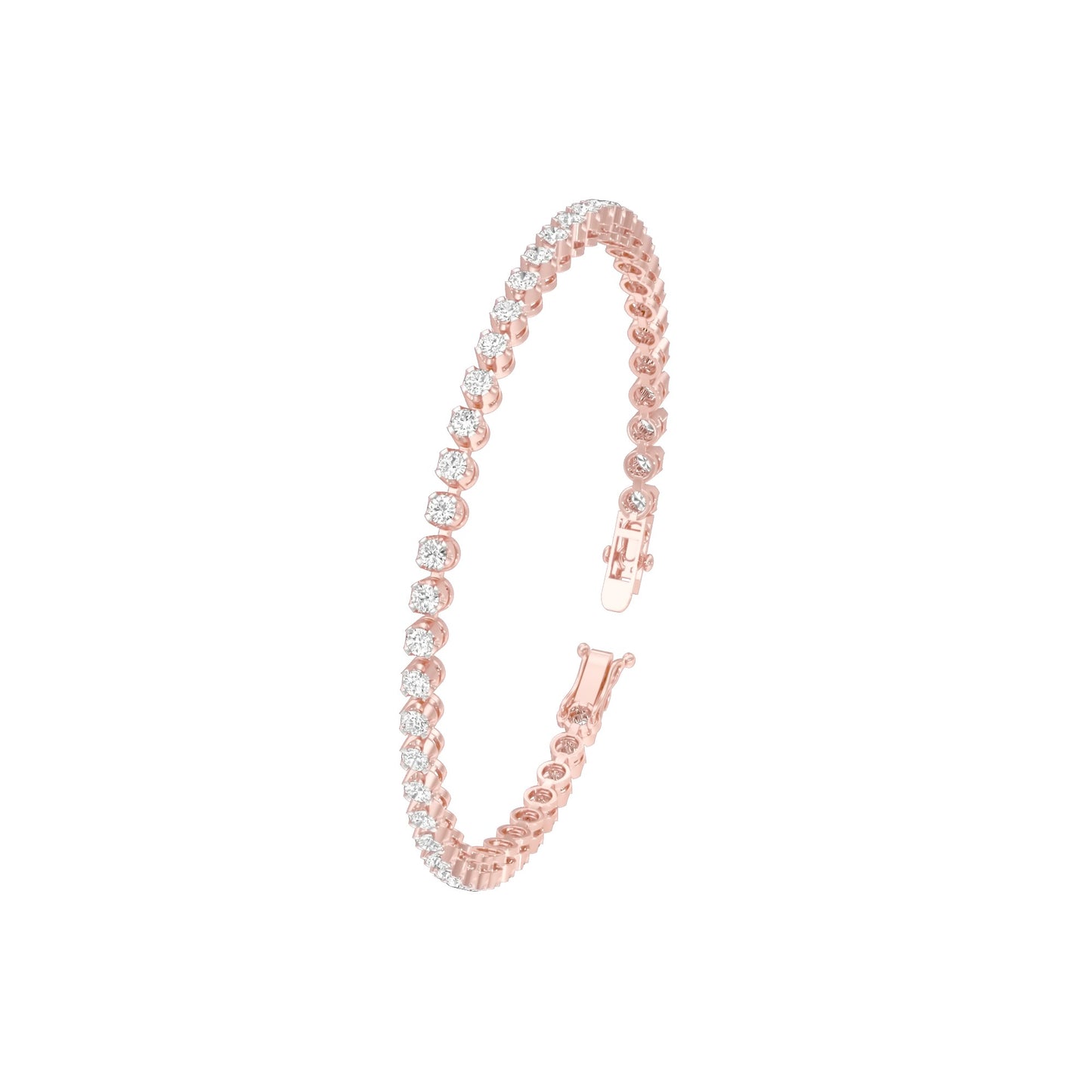 Utterly Hers Diamond Tennis Bracelet 18 KT / Rose Gold