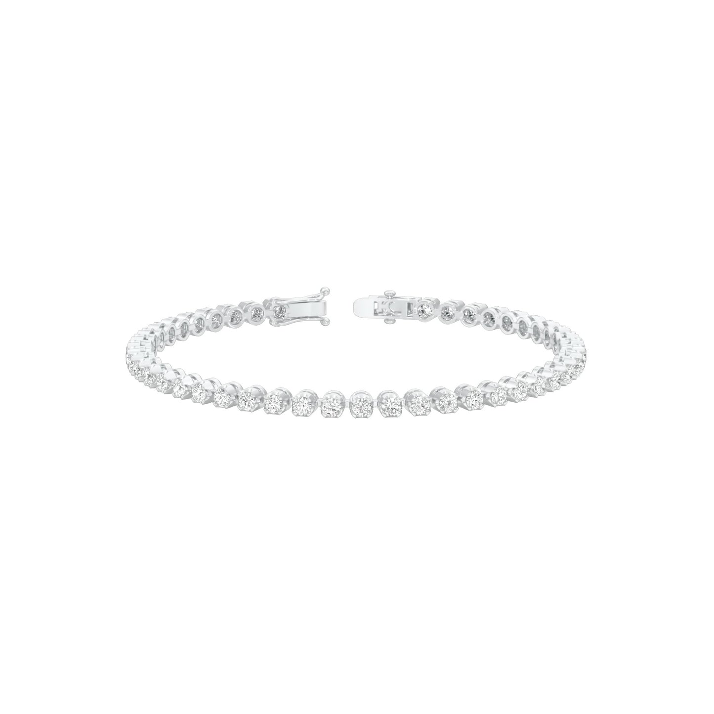 Utterly Hers Diamond Tennis Bracelet 18 KT / White Gold
