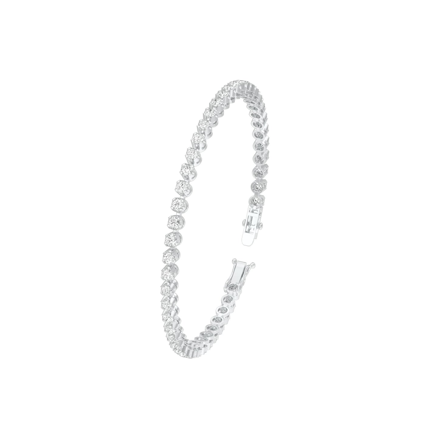 Utterly Hers Diamond Tennis Bracelet 18 KT / White Gold