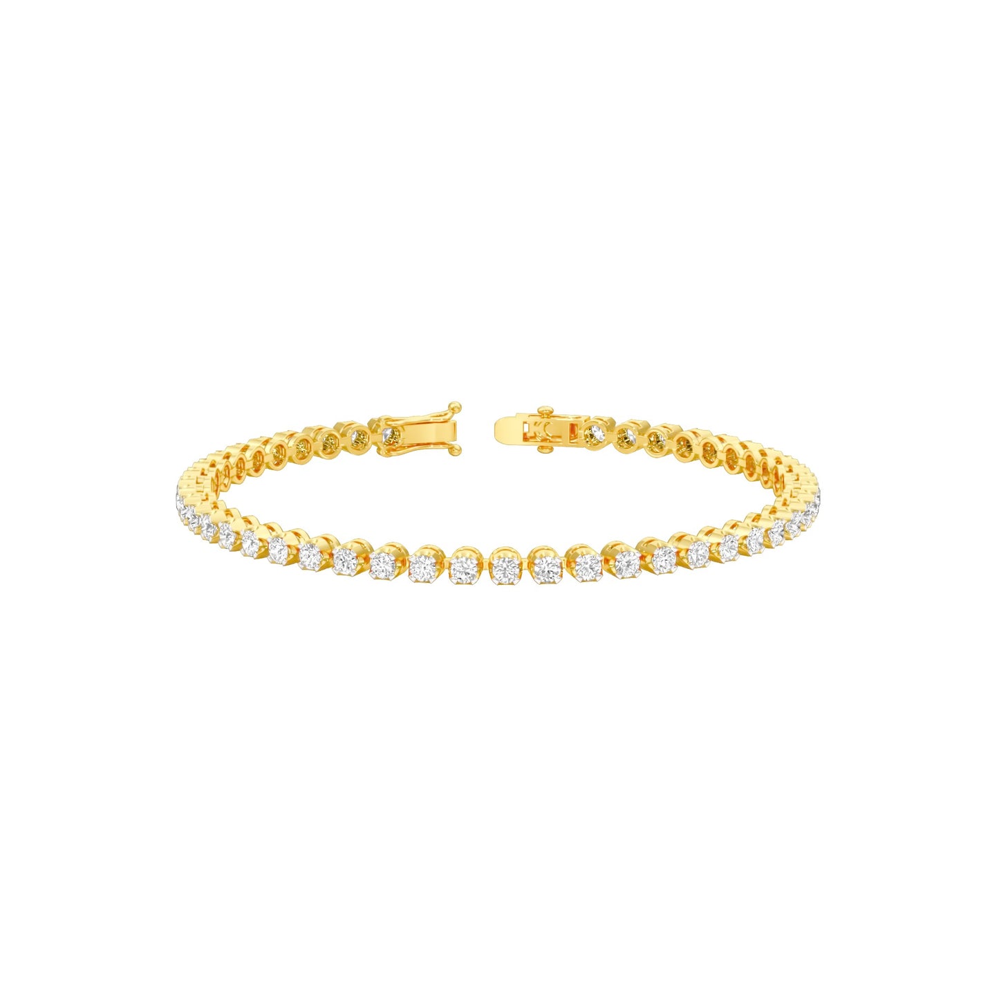 Utterly Hers Diamond Tennis Bracelet 18 KT / Yellow Gold