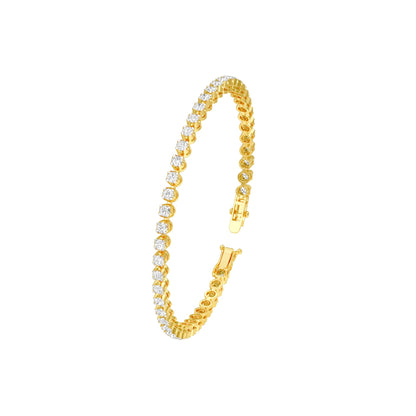 Utterly Hers Diamond Tennis Bracelet 18 KT / Yellow Gold