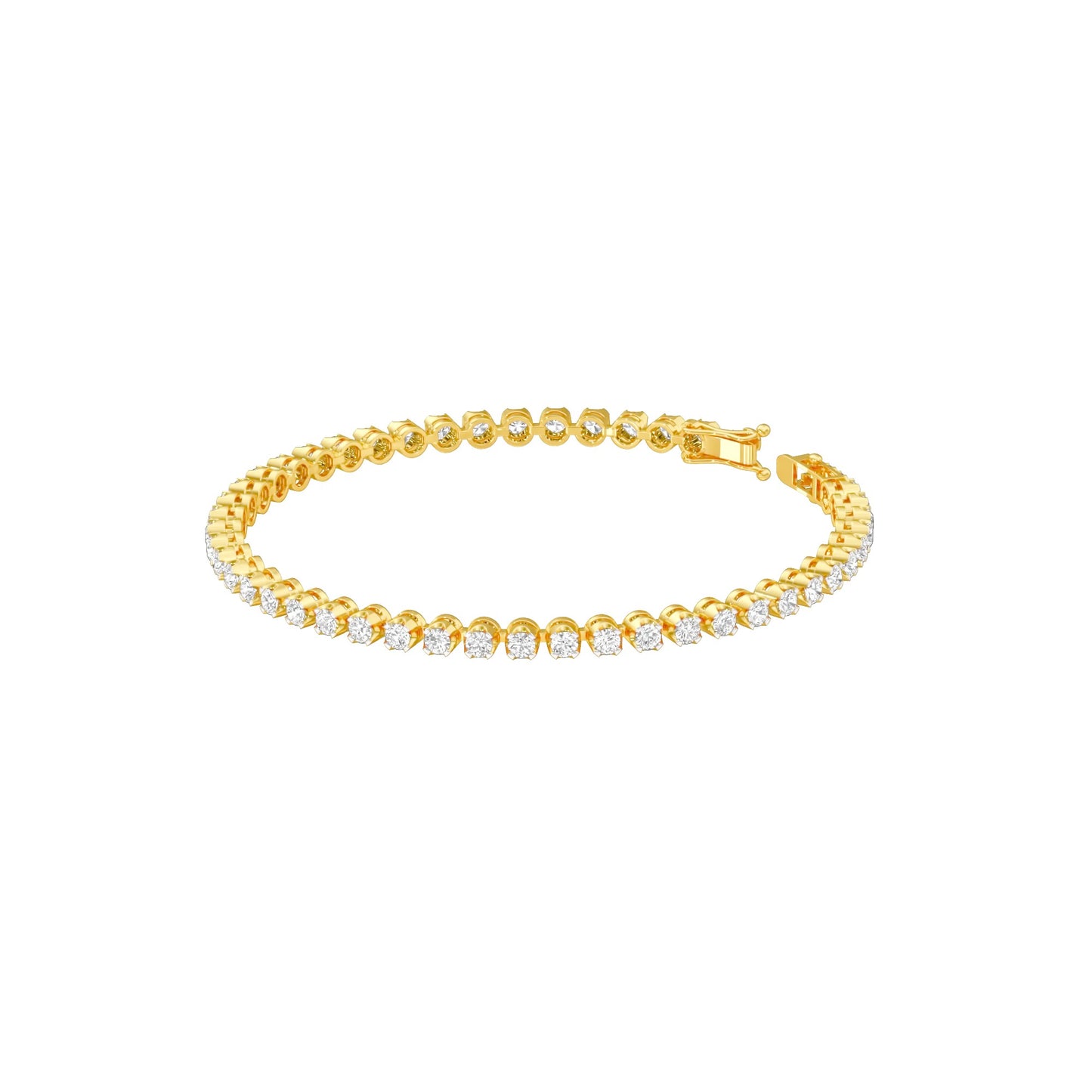 Utterly Hers Diamond Tennis Bracelet 18 KT / Yellow Gold
