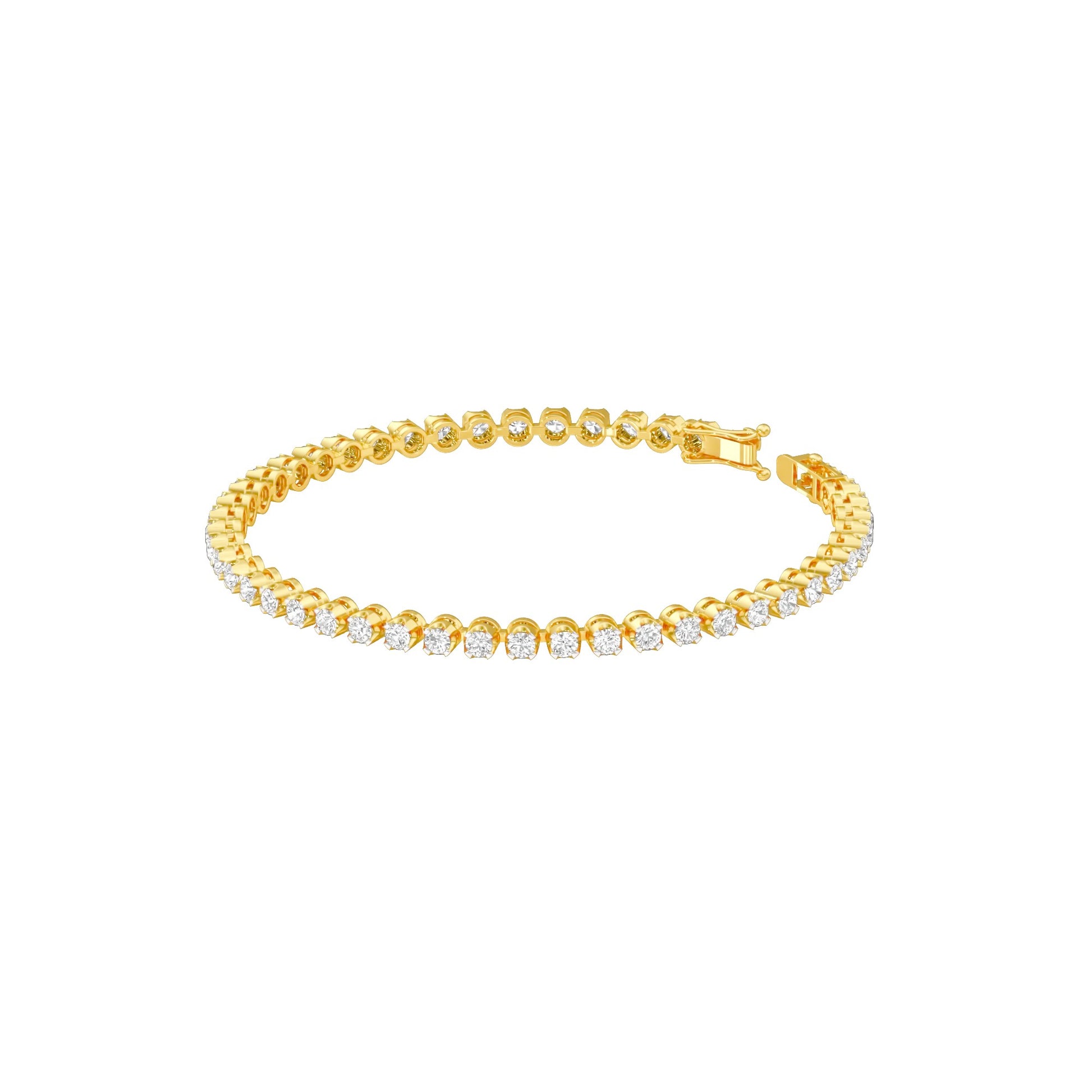 Utterly Hers Diamond Tennis Bracelet 18 KT / Yellow Gold
