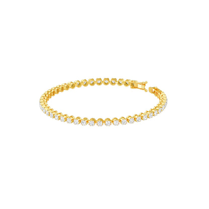 Utterly Hers Diamond Tennis Bracelet 18 KT / Yellow Gold