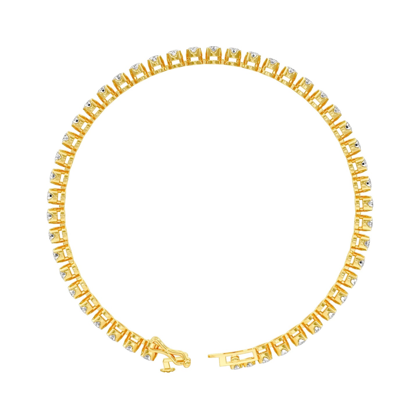 Utterly Hers Diamond Tennis Bracelet 18 KT / Yellow Gold