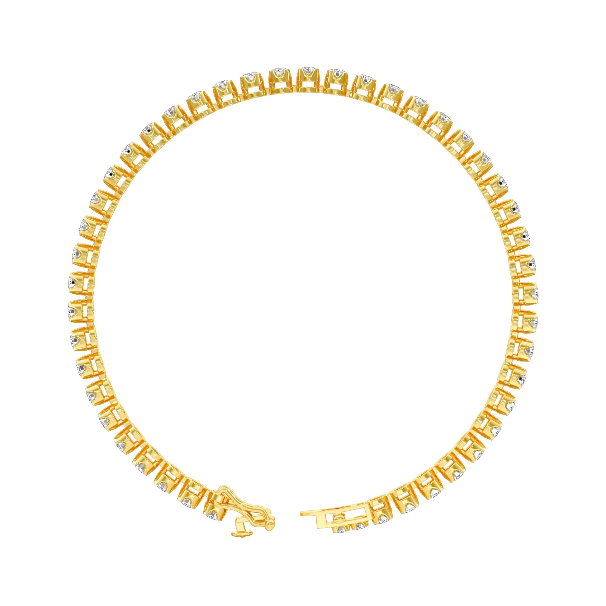 Utterly Hers Diamond Tennis Bracelet 18 KT / Yellow Gold