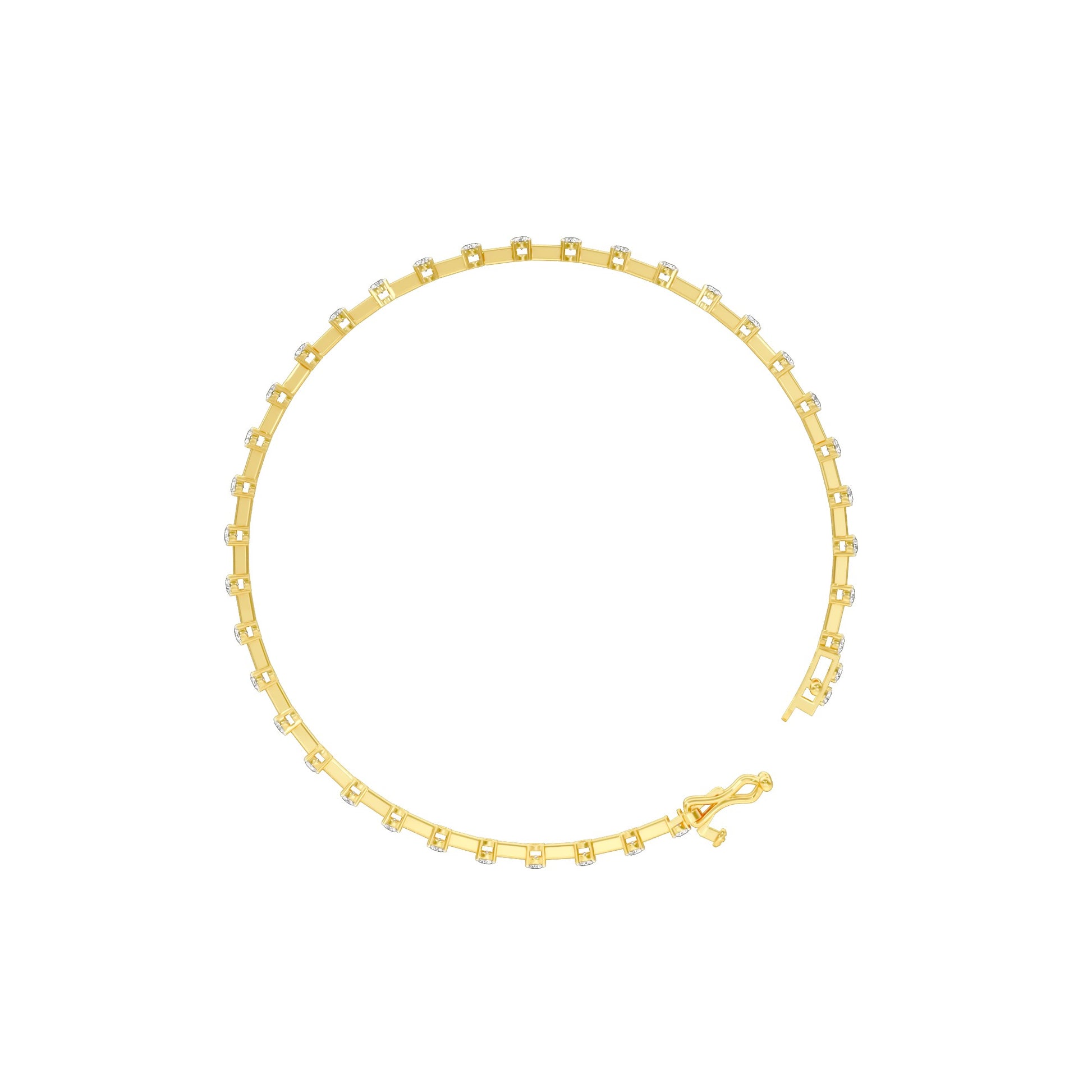 Liquid Luxe Diamond Tennis Bracelet 18 KT / Yellow Gold