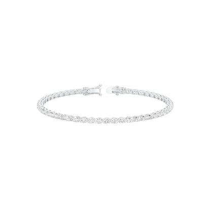 Slip of Light Diamond Tennis Bracelet 18 KT / White Gold