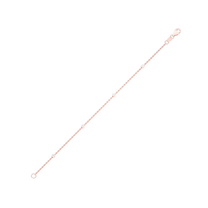 More Than Enough Diamond Chain Bracelet 18 KT / Rose Gold