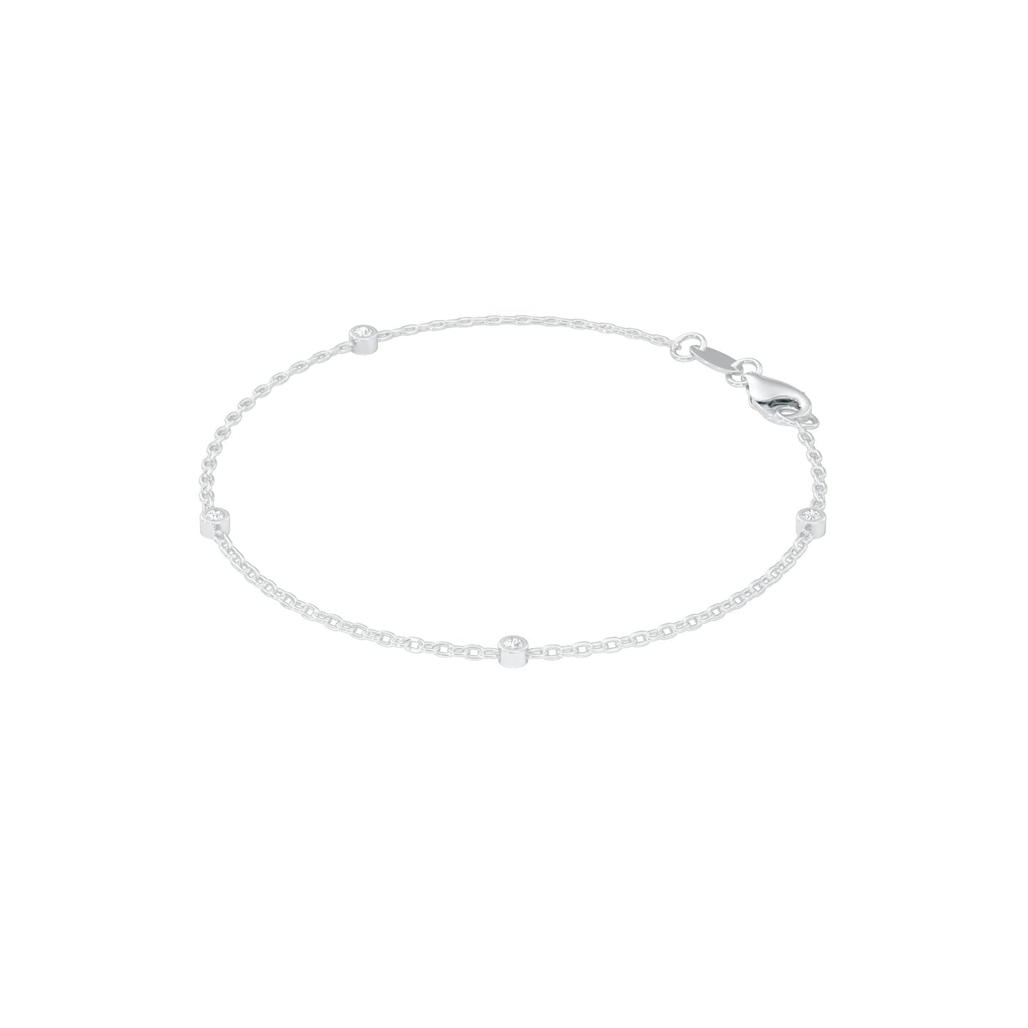 More Than Enough Diamond Chain Bracelet 18 KT / White Gold