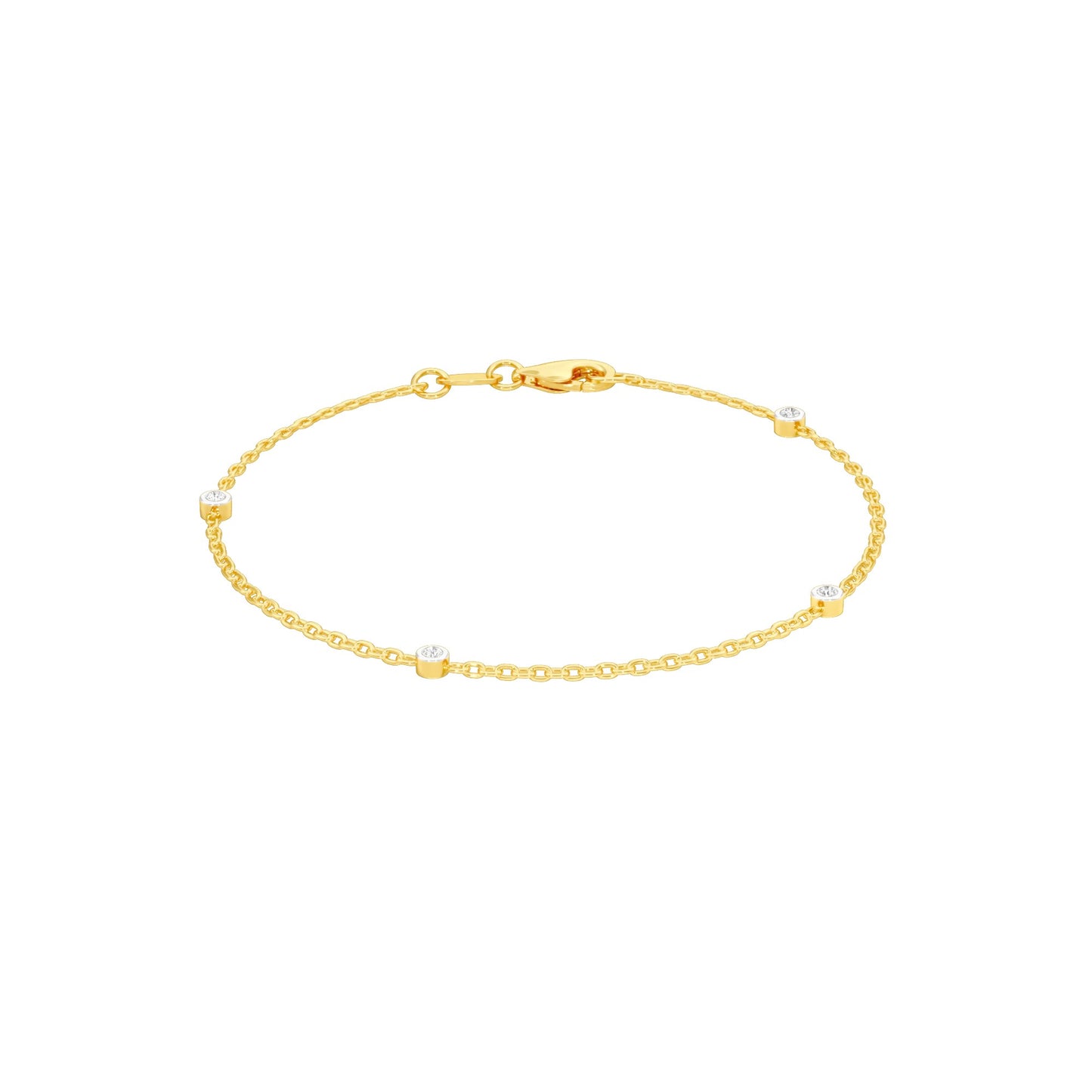 More Than Enough Diamond Chain Bracelet 18 KT / Yellow Gold