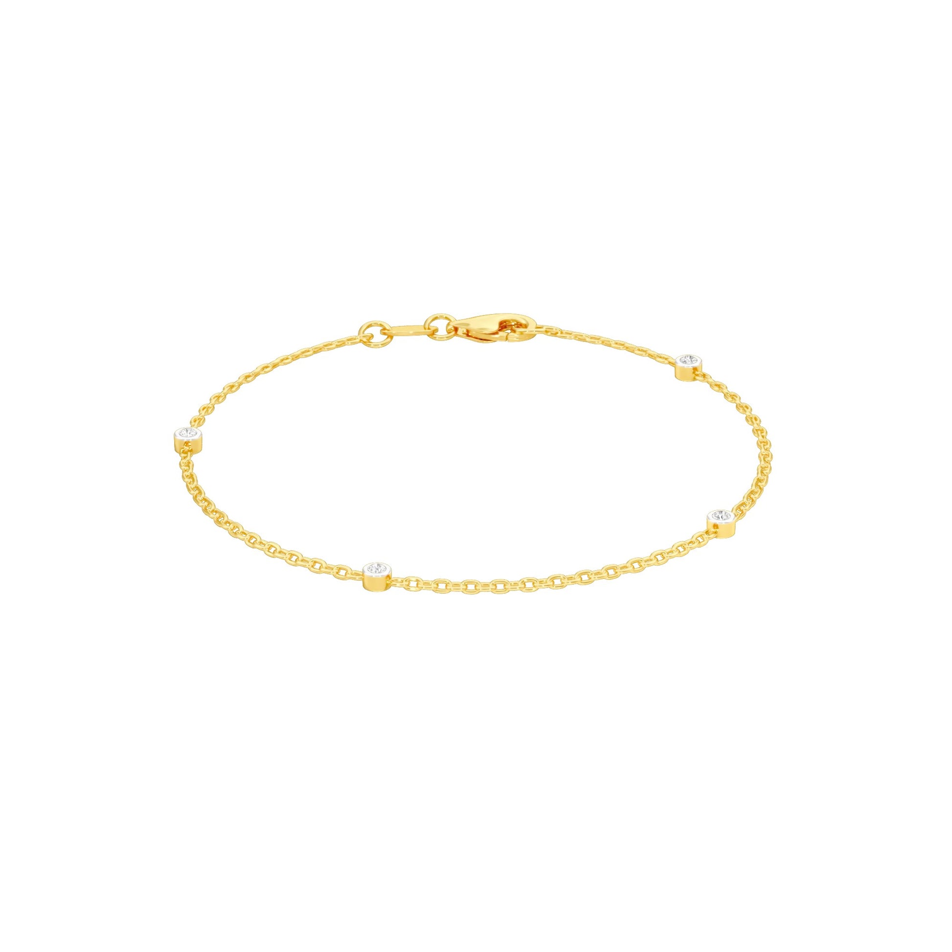More Than Enough Diamond Chain Bracelet 18 KT / Yellow Gold