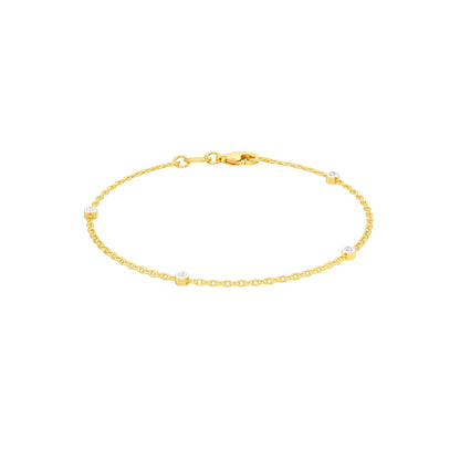 More Than Enough Diamond Chain Bracelet 18 KT / Yellow Gold
