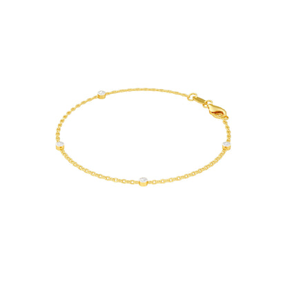 More Than Enough Diamond Chain Bracelet 18 KT / Yellow Gold