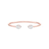 Tip of Light Diamond Kada Bracelet 18 KT / Rose Gold