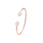 Tip of Light Diamond Kada Bracelet 18 KT / Rose Gold