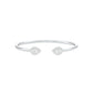 Tip of Light Diamond Kada Bracelet 18 KT / White Gold