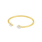 Tip of Light Diamond Kada Bracelet 18 KT / Yellow Gold