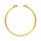 Tip of Light Diamond Kada Bracelet 18 KT / Yellow Gold