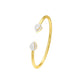 Tip of Light Diamond Kada Bracelet 18 KT / Yellow Gold