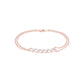 HexaLink Diamond Chain Bracelet 18 KT / Rose Gold