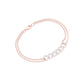 HexaLink Diamond Chain Bracelet 18 KT / Rose Gold