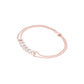 HexaLink Diamond Chain Bracelet 18 KT / Rose Gold