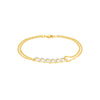 HexaLink Diamond Chain Bracelet 18 KT / Yellow Gold