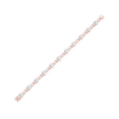 Glowbomb Diamond Tennis Bracelet 18 KT / Rose Gold
