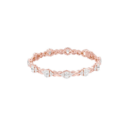 Glowbomb Diamond Tennis Bracelet 18 KT / Rose Gold