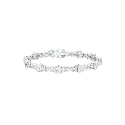 Glowbomb Diamond Tennis Bracelet 18 KT / White Gold