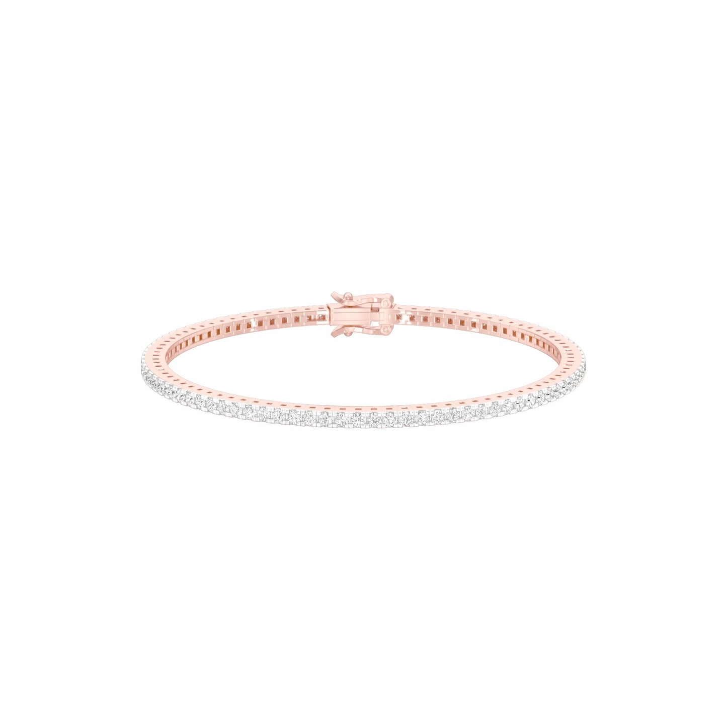 Crushline Diamond Tennis Bracelet 18 KT / Rose Gold