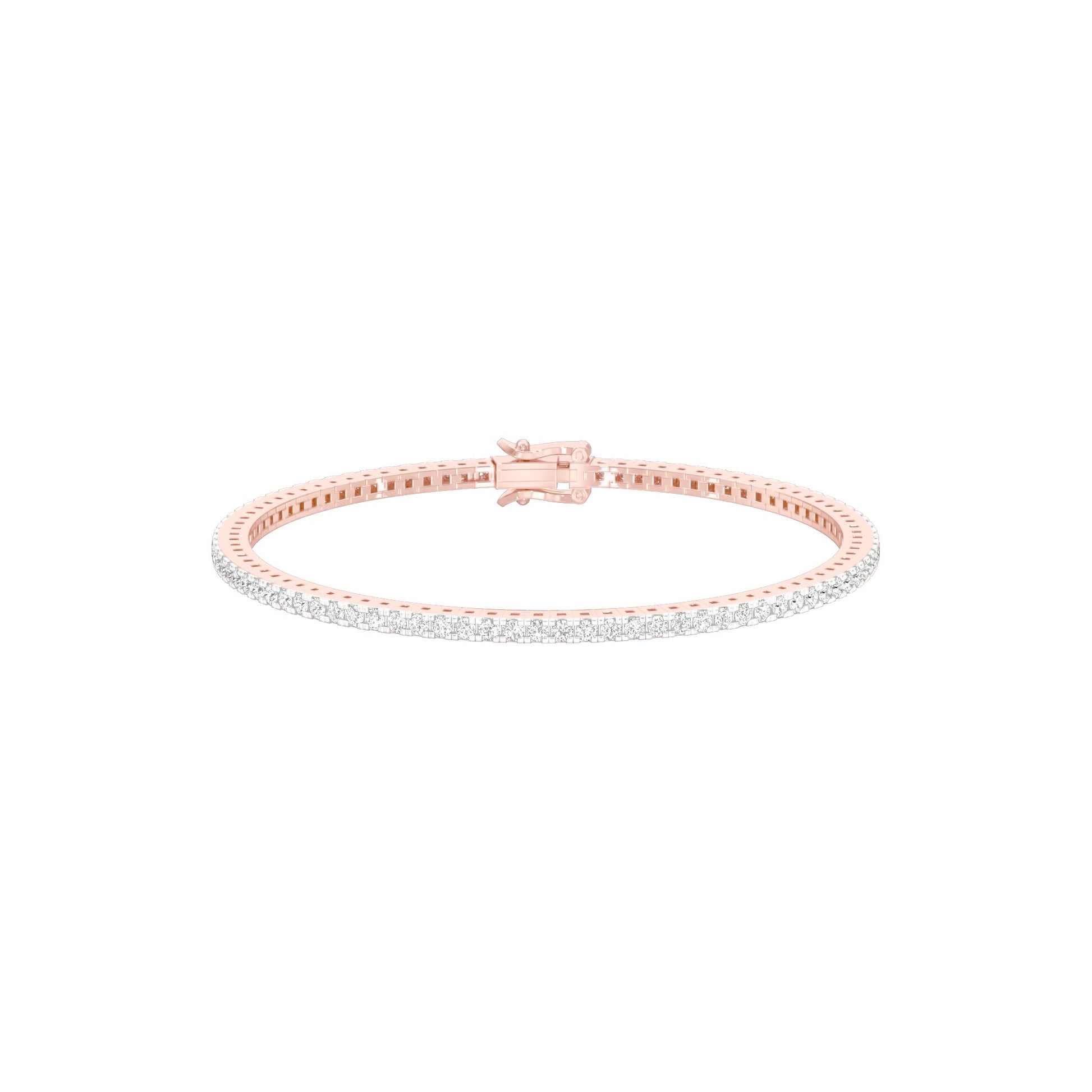 Crushline Diamond Tennis Bracelet 18 KT / Rose Gold