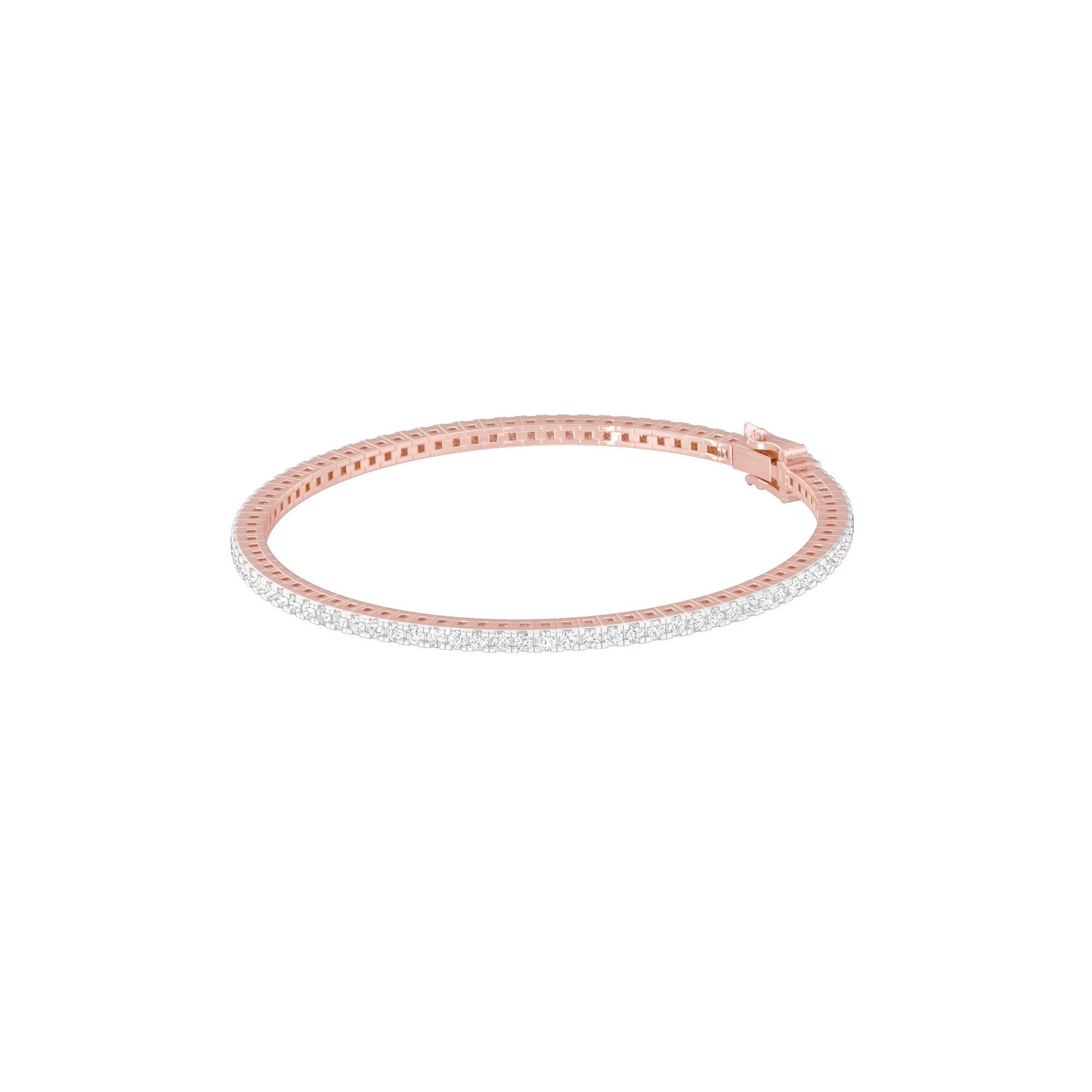 Crushline Diamond Tennis Bracelet 18 KT / Rose Gold