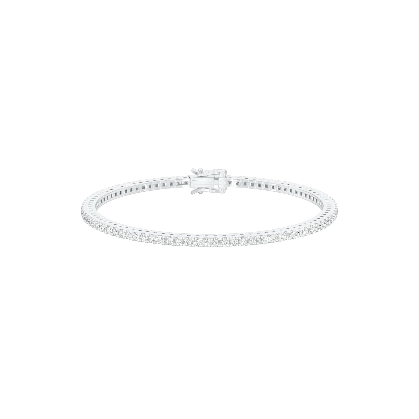 Crushline Diamond Tennis Bracelet 18 KT / White Gold