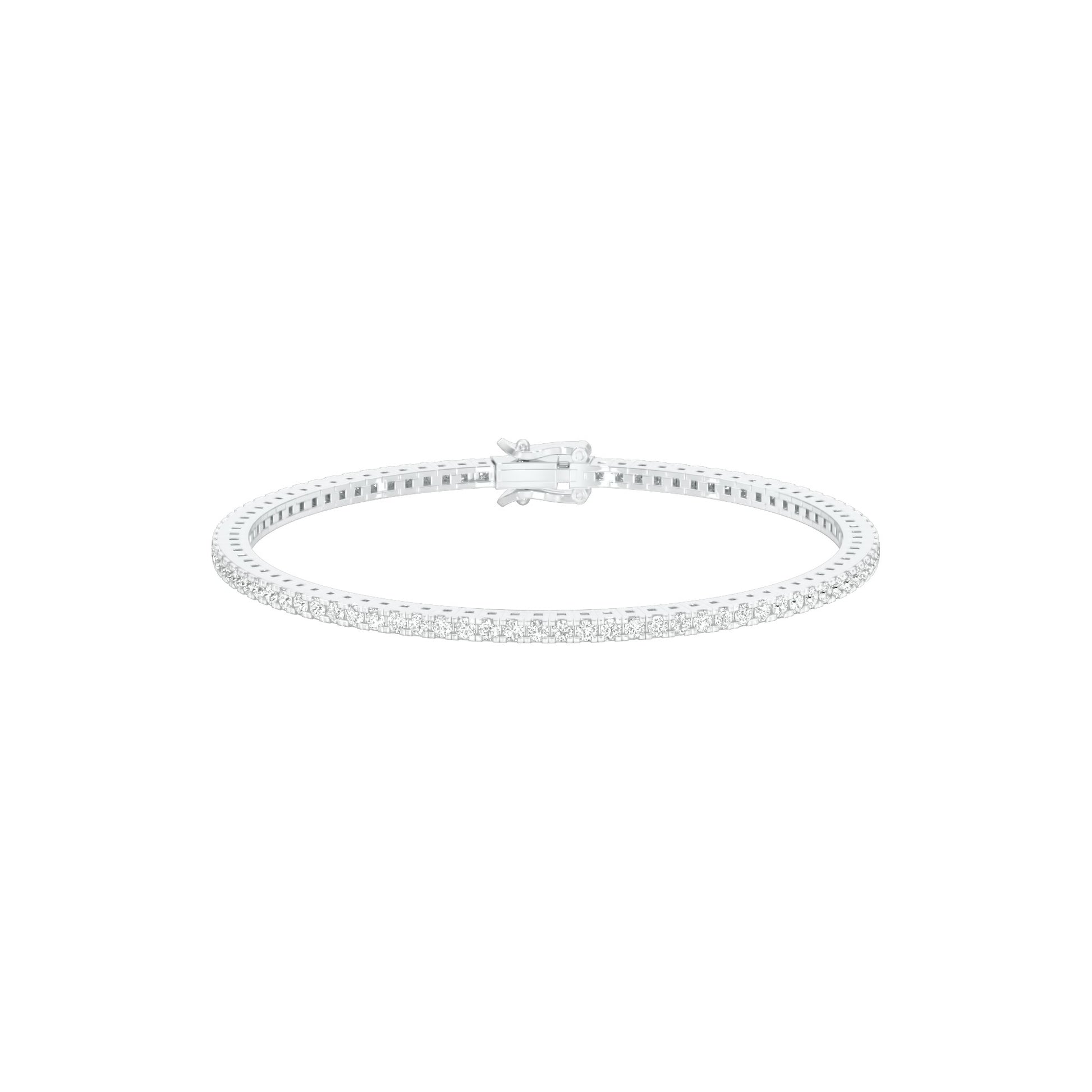 Crushline Diamond Tennis Bracelet 18 KT / White Gold