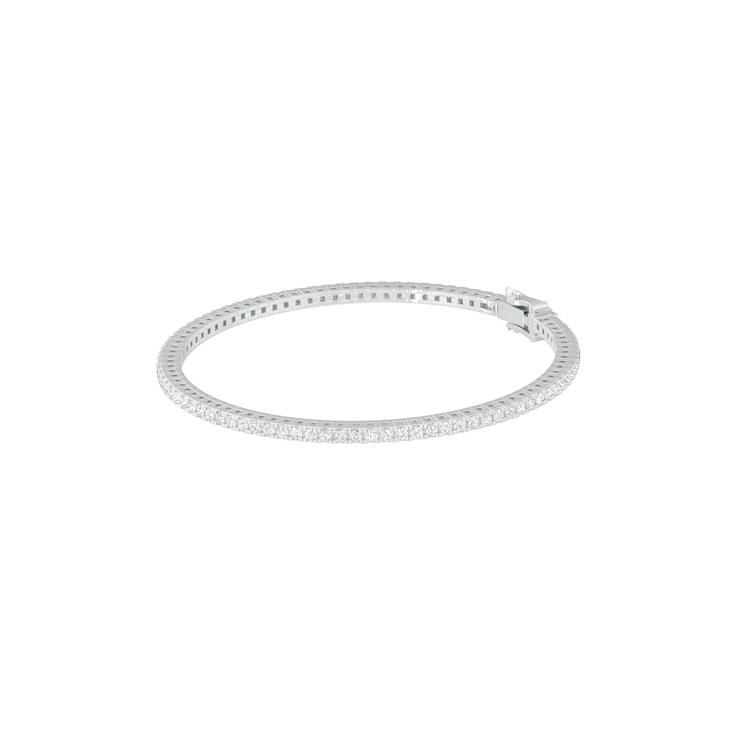 Crushline Diamond Tennis Bracelet 18 KT / White Gold