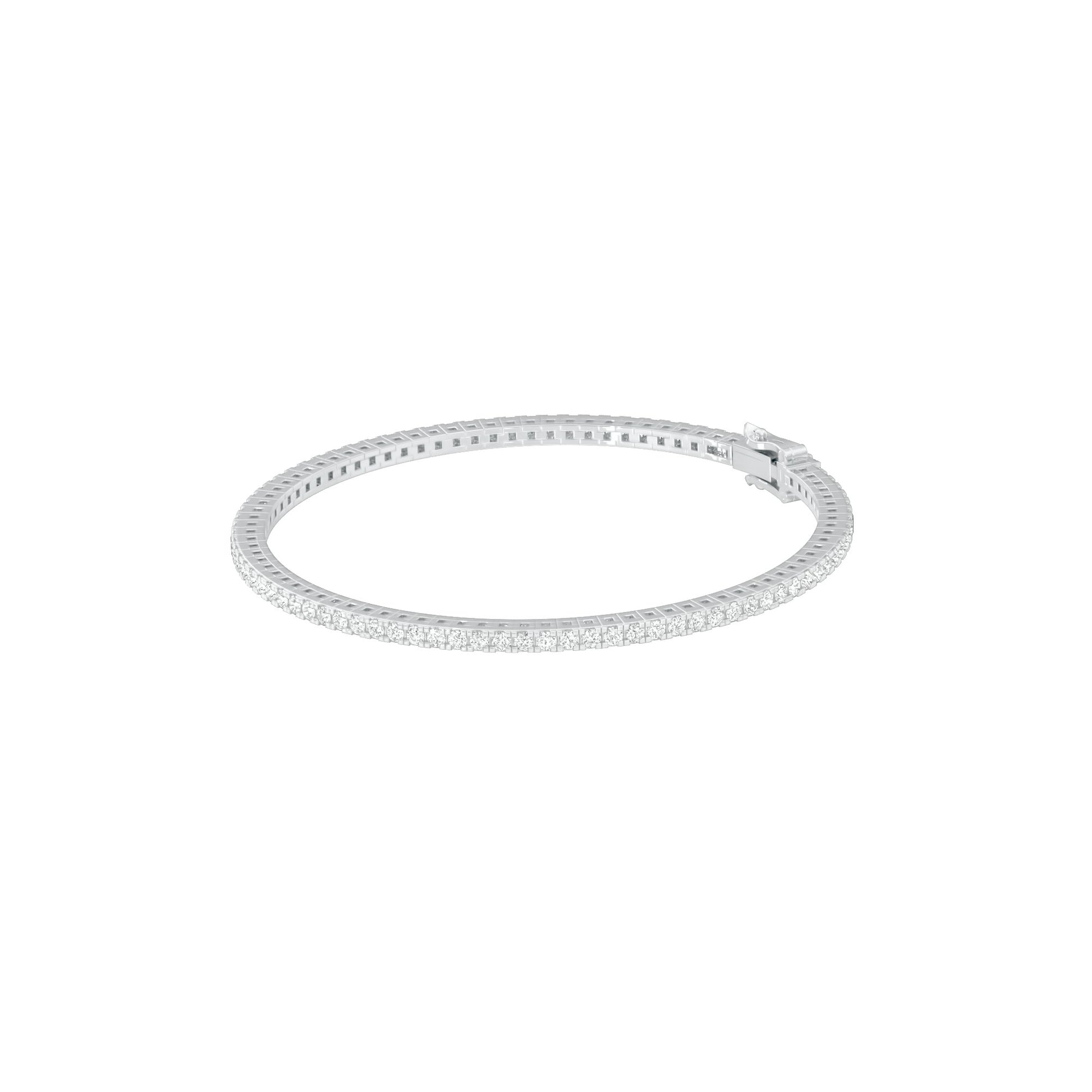 Crushline Diamond Tennis Bracelet 18 KT / White Gold