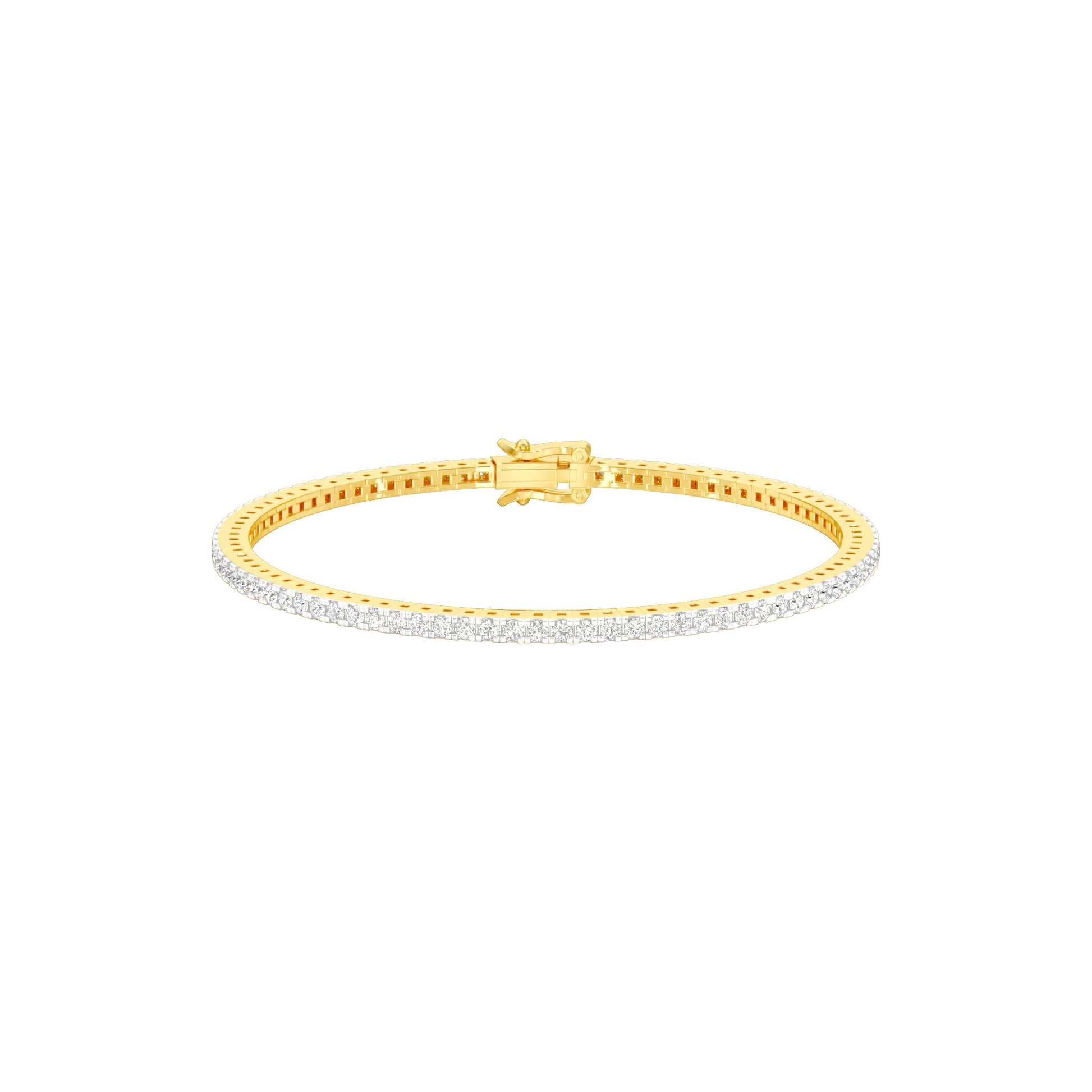 Crushline Diamond Tennis Bracelet 18 KT / Yellow Gold
