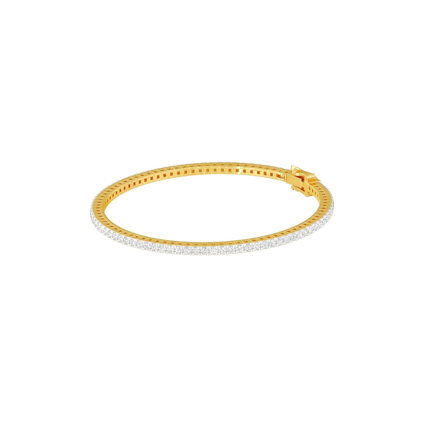 Crushline Diamond Tennis Bracelet 18 KT / Yellow Gold
