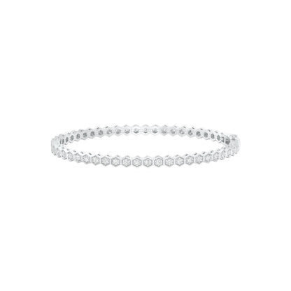 Opulence Line Diamond Tennis Bracelet 18 KT / White Gold