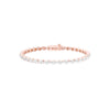 Fresh Burst Diamond Tennis Bracelet 18 KT / Rose Gold