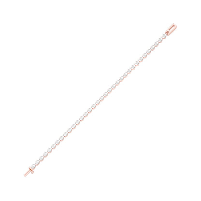 Fresh Burst Diamond Tennis Bracelet 18 KT / Rose Gold