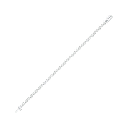 Fresh Burst Diamond Tennis Bracelet 18 KT / White Gold
